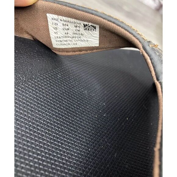 Reef Gray Synthetic Flip-Flops ￼Casual Beach Sandals Men Sz 11M US/44EU - Picture 9 of 16